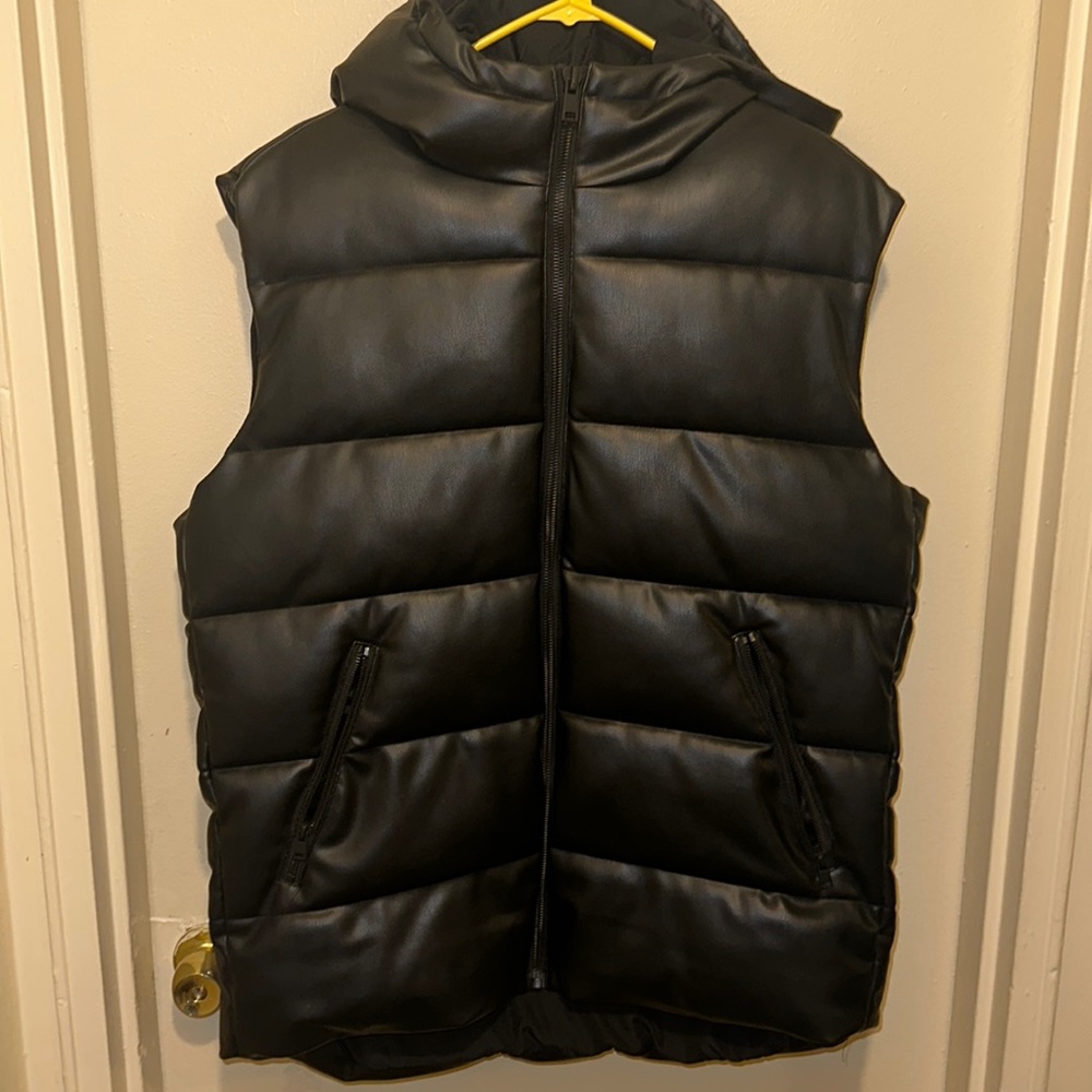 Leather vest